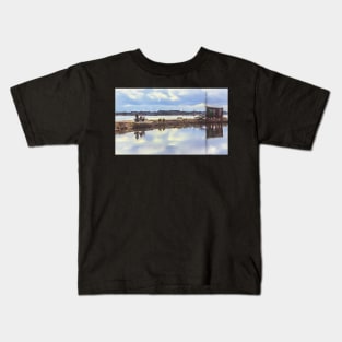 The Harbour Wall At Emsworth Kids T-Shirt